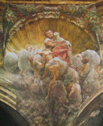 Fresque: cathedrale de Parma, Italia