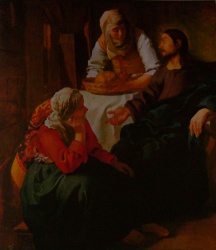 Jésus chez Marthe et Marie, National Gallery, Edimburgh